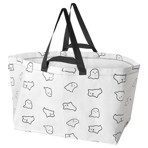 IKEA nwt KUSTFYR
Shopping bag large ghost Halloween 21 ¾x13 ¾x14 ½ "/19